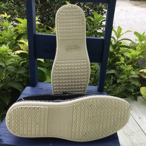 Men’s Sedagatti Casual Slip On Boat Shoes, size 7, Black - Picture 2 of 6